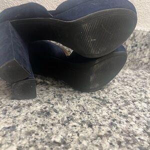 Women's Reeta Peep Toe Block Heel Platform Sandals